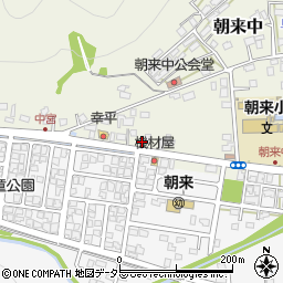 京都府舞鶴市朝来中605周辺の地図