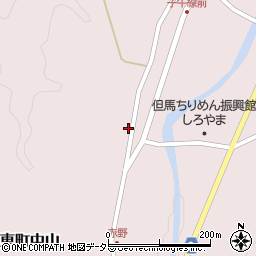 兵庫県豊岡市但東町中山160周辺の地図