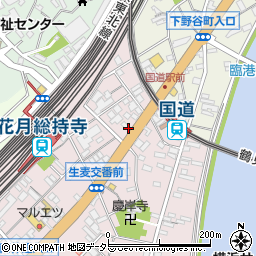 亀岡商会周辺の地図