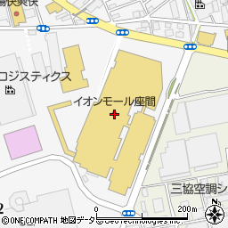 ユニクロイオンモール座間店周辺の地図