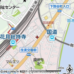 株式会社亀岡商会　横浜支店周辺の地図