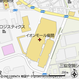 ジーユーイオンモール座間店周辺の地図