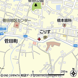 神奈川県横浜市神奈川区菅田町1758周辺の地図