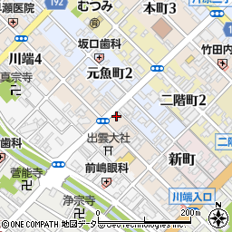鳥取県不動産会館周辺の地図