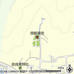楞厳禅寺周辺の地図