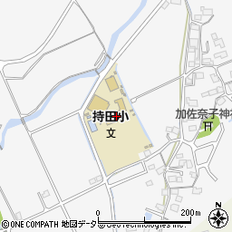 松江市立　持田幼稚園周辺の地図