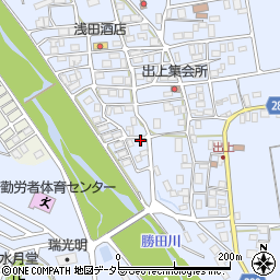 鳥取県東伯郡琴浦町出上401周辺の地図