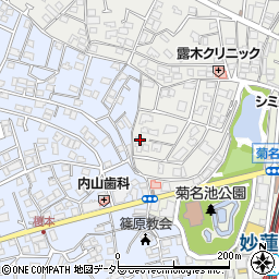 カーザ妙蓮寺周辺の地図