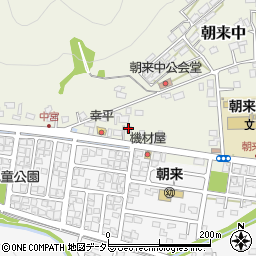 京都府舞鶴市朝来中607-2周辺の地図