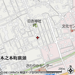 滋賀県長浜市木之本町廣瀬177周辺の地図