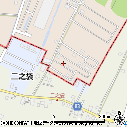 千葉県東金市二之袋1224-27周辺の地図