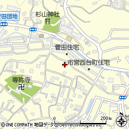 神奈川県横浜市神奈川区菅田町981周辺の地図