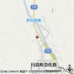 兵庫県豊岡市日高町奈佐路226-2周辺の地図