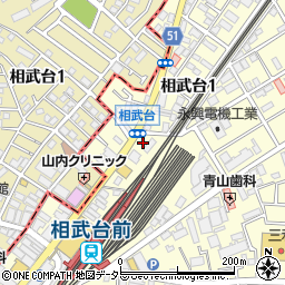 〒252-0011 神奈川県座間市相武台の地図