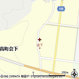 鳥取県鳥取市気高町会下195周辺の地図