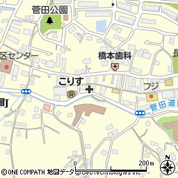 神奈川県横浜市神奈川区菅田町1768周辺の地図