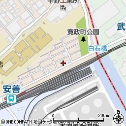 神奈川県横浜市鶴見区寛政町9周辺の地図