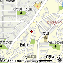 ファーストヒル竹山周辺の地図