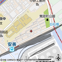 神奈川県横浜市鶴見区寛政町11-1周辺の地図