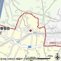 神奈川県横浜市神奈川区菅田町2478周辺の地図