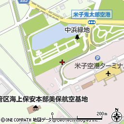 米子鬼太郎空港第１駐車場周辺の地図