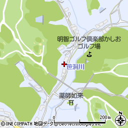 岐阜県加茂郡川辺町鹿塩644周辺の地図