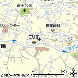神奈川県横浜市神奈川区菅田町1767周辺の地図