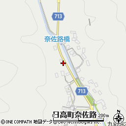 兵庫県豊岡市日高町奈佐路230周辺の地図