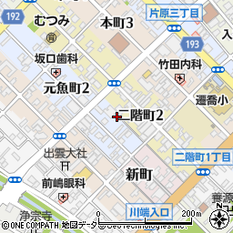 〒680-0034 鳥取県鳥取市元魚町の地図