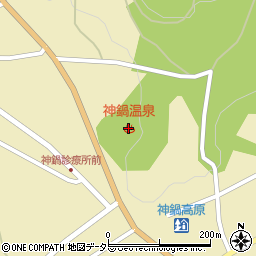神鍋温泉周辺の地図