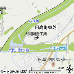 兵庫県豊岡市日高町東芝395周辺の地図