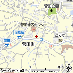 神奈川県横浜市神奈川区菅田町1730周辺の地図