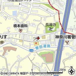 神奈川県横浜市神奈川区菅田町1798周辺の地図