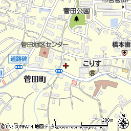 神奈川県横浜市神奈川区菅田町1746周辺の地図