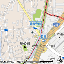 神奈川県大和市下鶴間2348-1周辺の地図