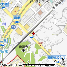 神奈川県横浜市港北区岸根町35周辺の地図