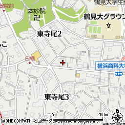 神奈川県横浜市鶴見区東寺尾2丁目5周辺の地図