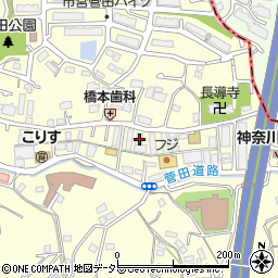 神奈川県横浜市神奈川区菅田町1781周辺の地図