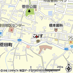 神奈川県横浜市神奈川区菅田町1764周辺の地図