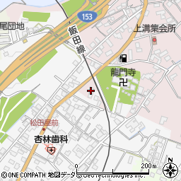 セブンイレブン飯田松尾上溝店周辺の地図