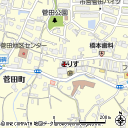 神奈川県横浜市神奈川区菅田町1756周辺の地図
