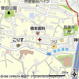 神奈川県横浜市神奈川区菅田町1778周辺の地図