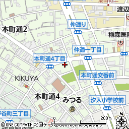 有限会社大泉経師店周辺の地図