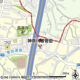 神奈川県横浜市神奈川区菅田町2306周辺の地図