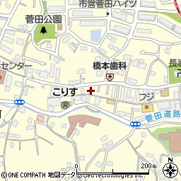 神奈川県横浜市神奈川区菅田町1770周辺の地図