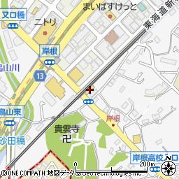 スタディ周辺の地図