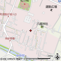 千葉県大網白里市南飯塚405-4周辺の地図