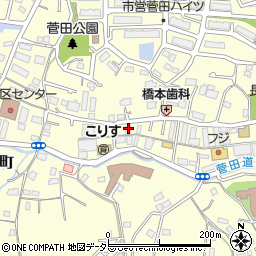 神奈川県横浜市神奈川区菅田町1769周辺の地図
