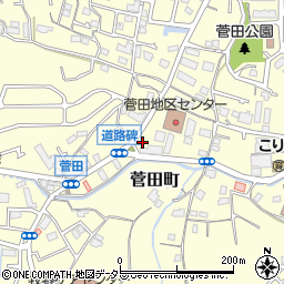 神奈川県横浜市神奈川区菅田町1715周辺の地図