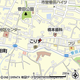 神奈川県横浜市神奈川区菅田町1766周辺の地図